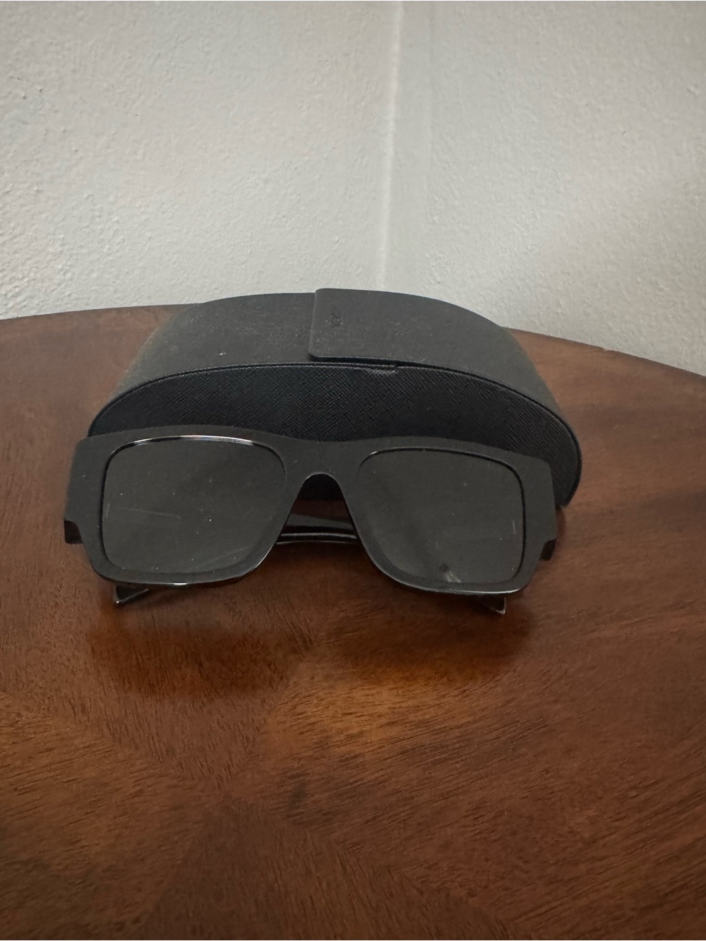 Prada Black Oversized Square Sunglasses